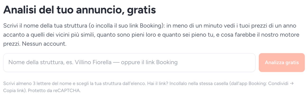 L'analisi gratuita dell'annuncio